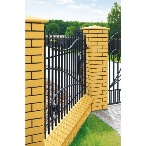 Capăt Coamă gard (180/120x100x58) - Galben (10)